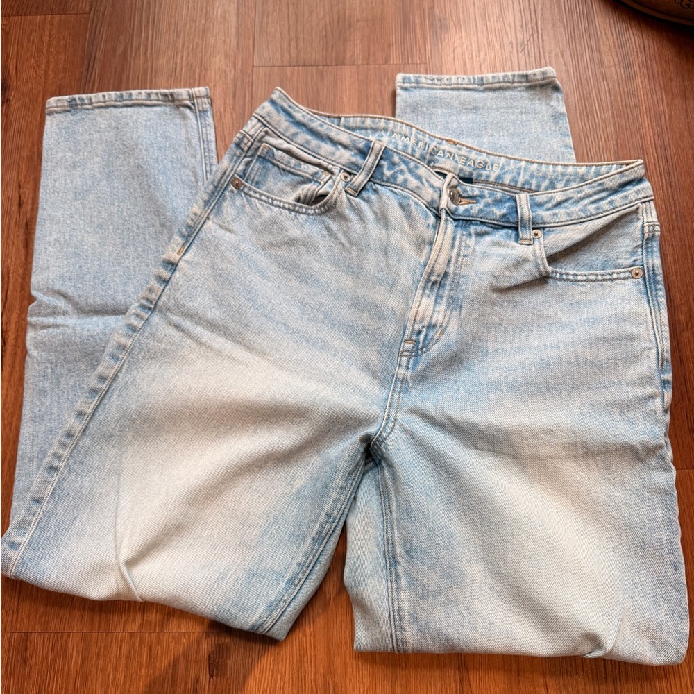 AE Sky Blue Straight Jeans